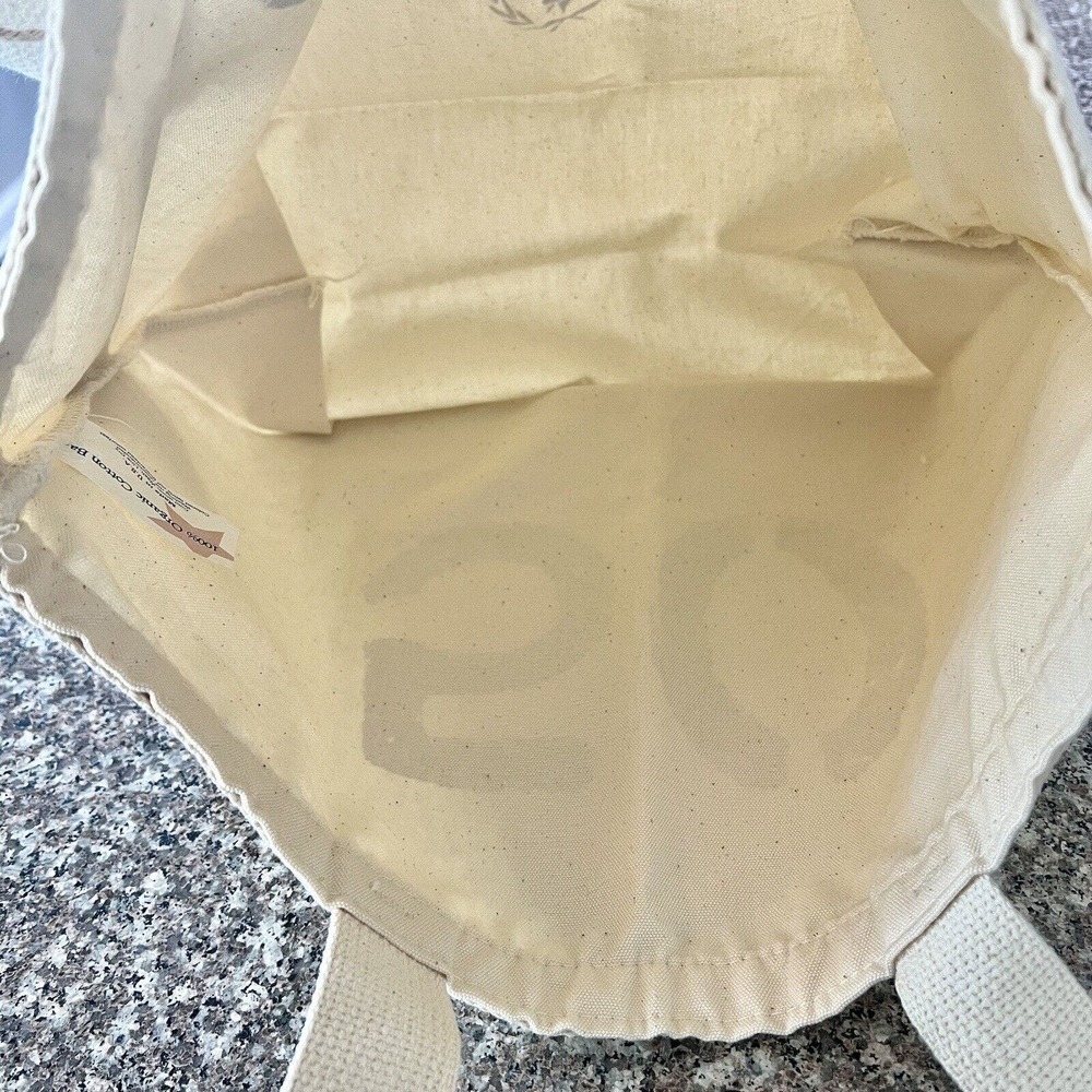 FEED Haiti Feed Projects Organic Cotton Canvas Market Tote Bag 50 Meals Provided - Picture 11 of 13